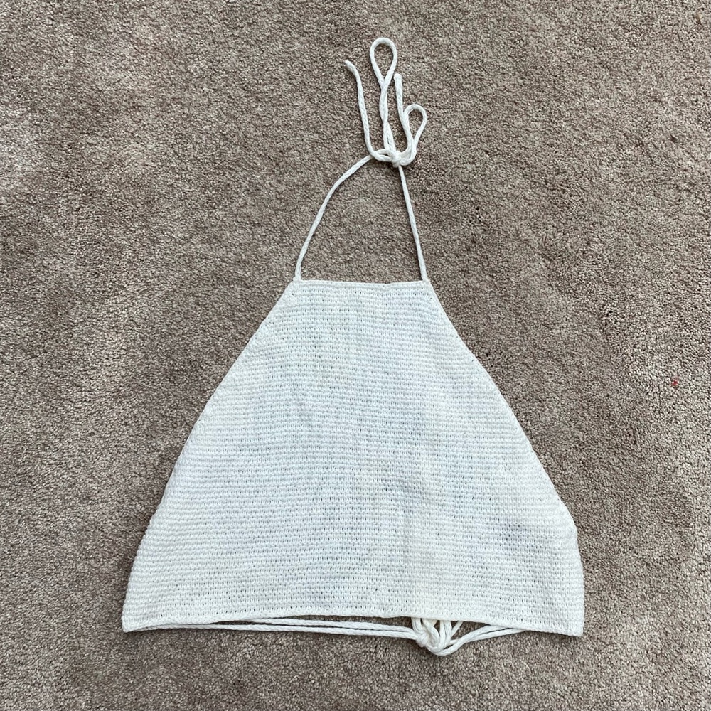 UO Crochet Halter Top